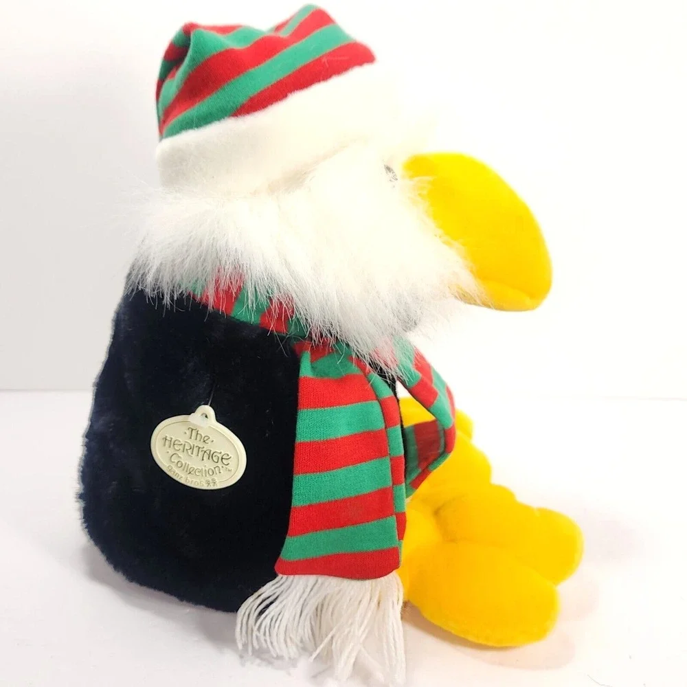 Vtg Ganz Bros X Mas Plush 1989 American Bald Eagle‎ Heritage Collection w Tags